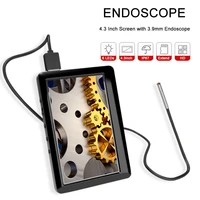 4 3 inch 2mp 1080p 3 9mm wireless wifi endoscope cmos borescope inspection usb otoscope camera digital microscope