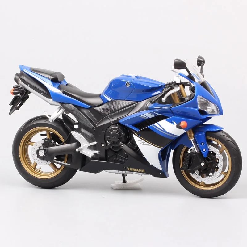 1:10 масштаб welly большой Yamaha YZF-R1 мотоцикл Diecasts и игрушечные транспортные средства гоночный мотоцикл модель игрушка подарок для коллекции детей