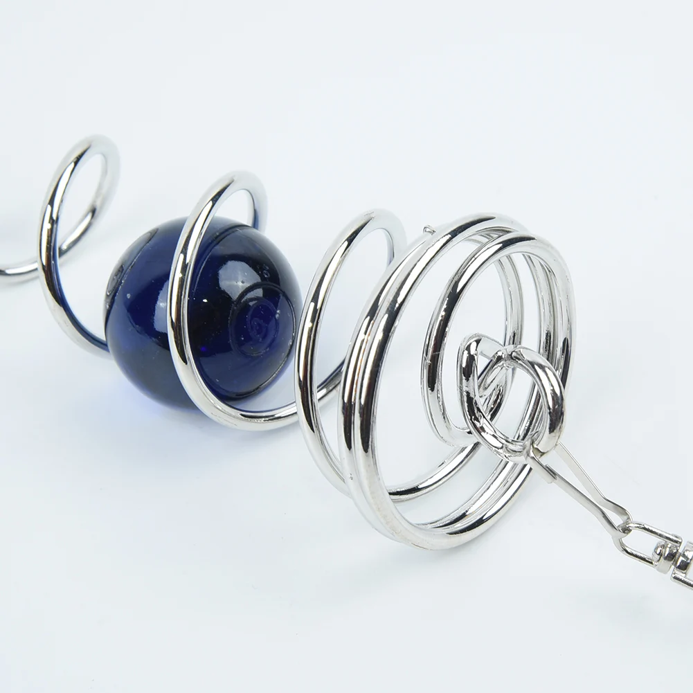 Креативные спиральные вращающиеся хрустальные колокольчики для церкви двора