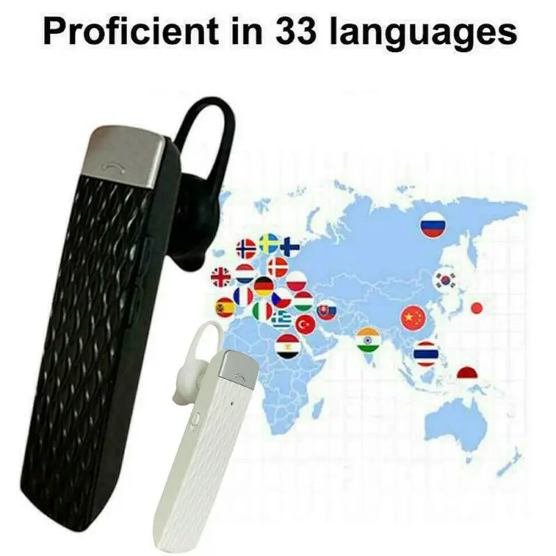 33 языка умный переводчик мгновенный голосовой перевод слова переводчик в реальном времени ушной крючок переводчики для путешествия встречи