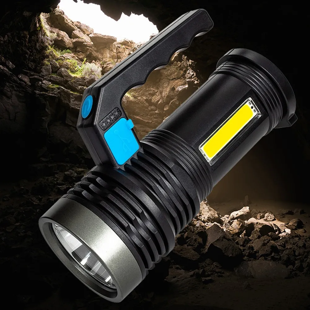 

120LM Flashlight 3W Handheld LED Lamp Portable Rechargeable Searchlight