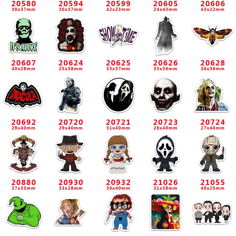 Плоские смолы для рукоделия 30 шт. Смолы Хэллоуина PR20580 | Дом и сад