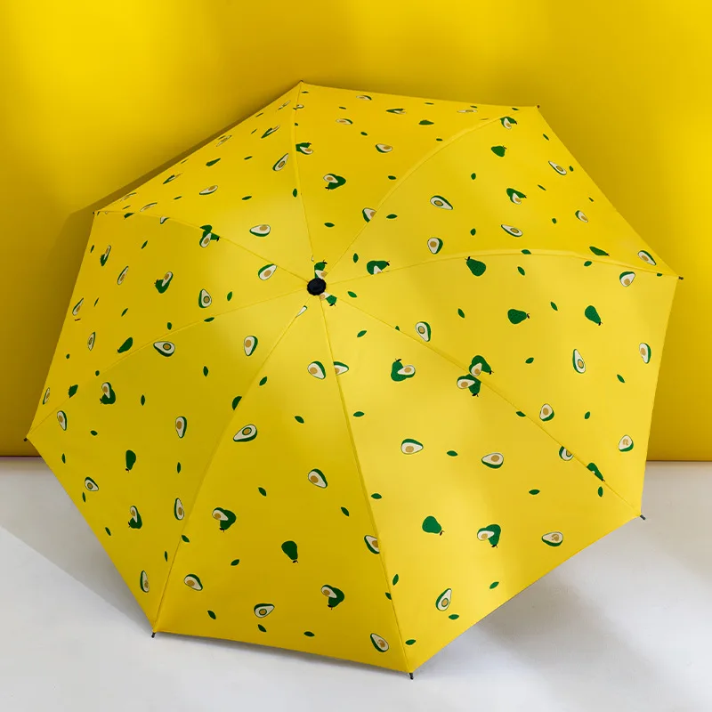 Women Fashion Fruits Umbrella UV Protection Windproof Folding Compact Outdoor Travel Sun Umbrellas Best Price Big | Дом и сад
