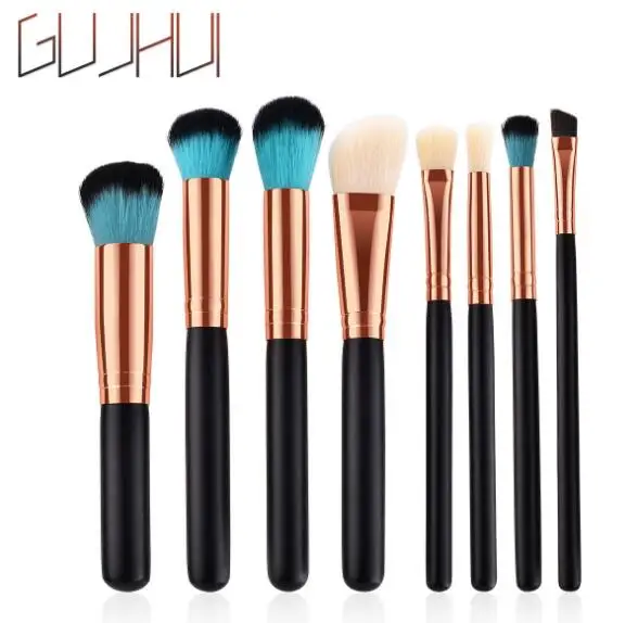 8 шт Кисть для макияжа многофункциональные кисти Тени век Румяна Пудра