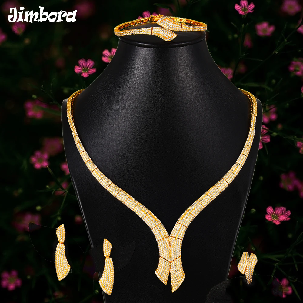 

GODKI New trendy Wedding Necklace Earring Set For Women Accessories Full Cubic Zircon Bridal Jewelry Sets pendientes mujer moda