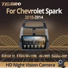 Автомобильный радиоприемник Tiebro 2DIN Android10.0 для Chevrolet Spark 2010 2011 2012 2013 2014 Автомобильный мультимедийный стереоприемник навигатор для автомобилей