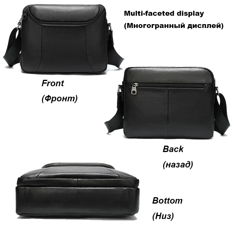 MVA мужские сумки из натуральной кожи мужская сумка-мессенджер Маленькая сумка на
