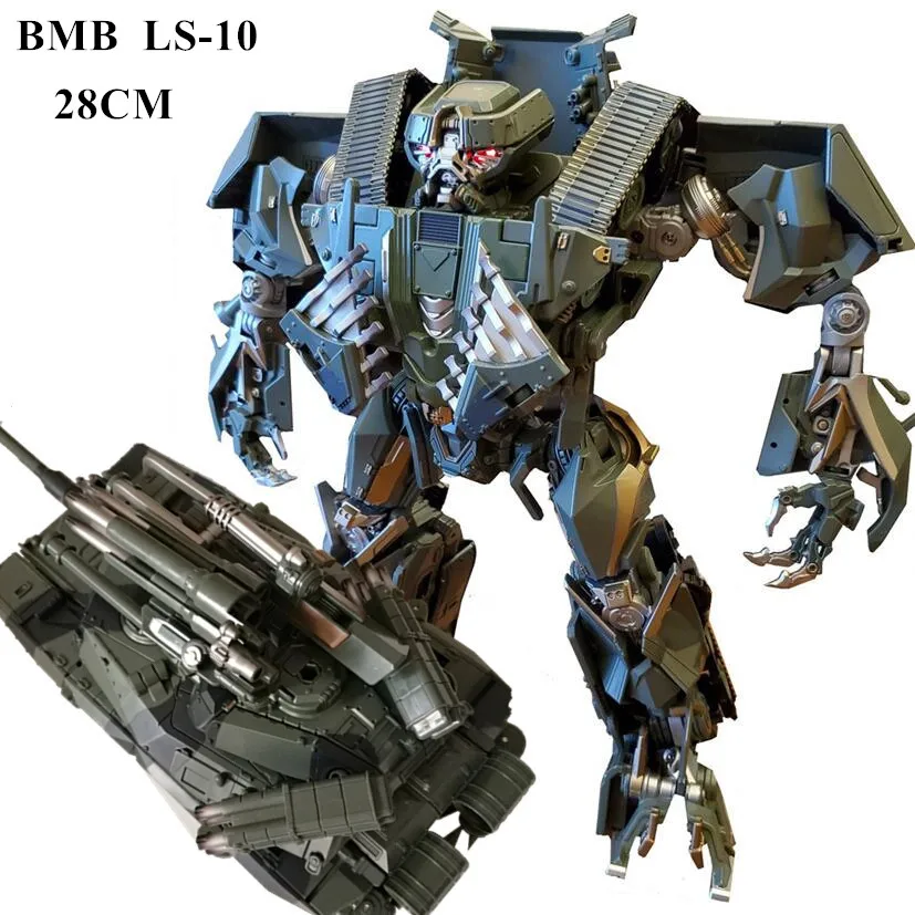 BMB LS-10 BMB Большие размеры 28 см LS10 Трансформационные игрушки мальчик черный мамба LS-10 сплав аниме фигурка робота Автоцистерна модель фильм игрушки Дети - Цвет: BMB LS-10