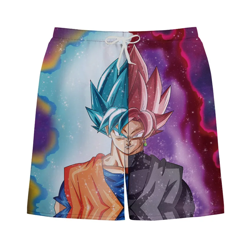 Модные пляжные шорты для будущих мам Dragon Ball 3D принтованные мужские повседневные