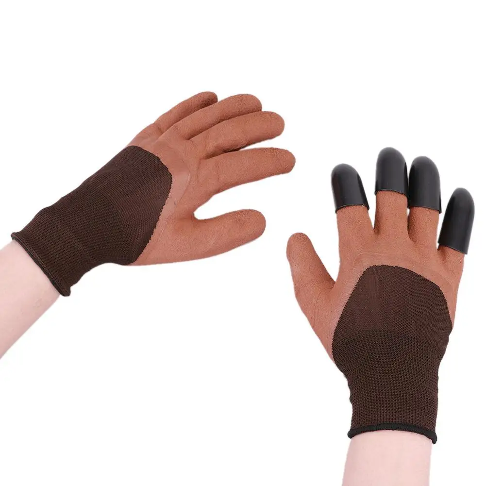 1 пара ABS пластиковые садовые перчатки 4 правая рука коготь до кончиков пальцев