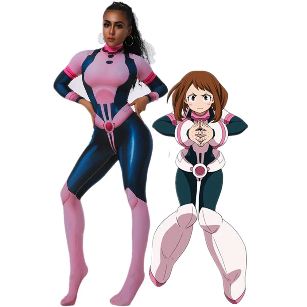 Новинка, одежда для косплея для героев, асую, яойорозу Момо, боевой герой, Академия очако урарака, Женский/Детский костюм