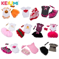 keiumi 22 23 inch baby girl clothes random 3 pcsset fashion style baby rompers clothing for 55 57 cm babies accessories