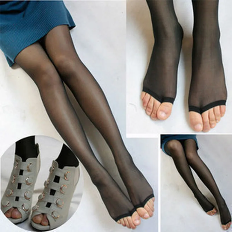 

15D Fingerless Fish Head tight Cored Wire Pantyhose Sexy Women Tights Fashion High Elastic Nylon Stretchy Long Stockings