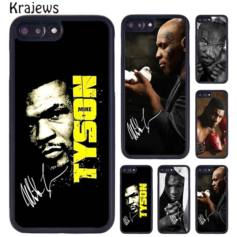 Krajews Майка Тайсона бокс мобильный телефон чехол для iPhone X XR XS 11 12 Pro MAX 5 6 6S 7 8 Plus Samsung
