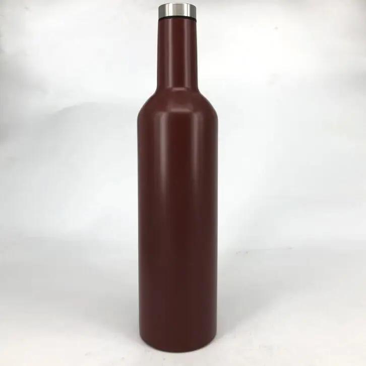 50 шт. 750 мл 25oz вакуумный образец бутылки вина 304 нержавеющая сталь термос с двойной