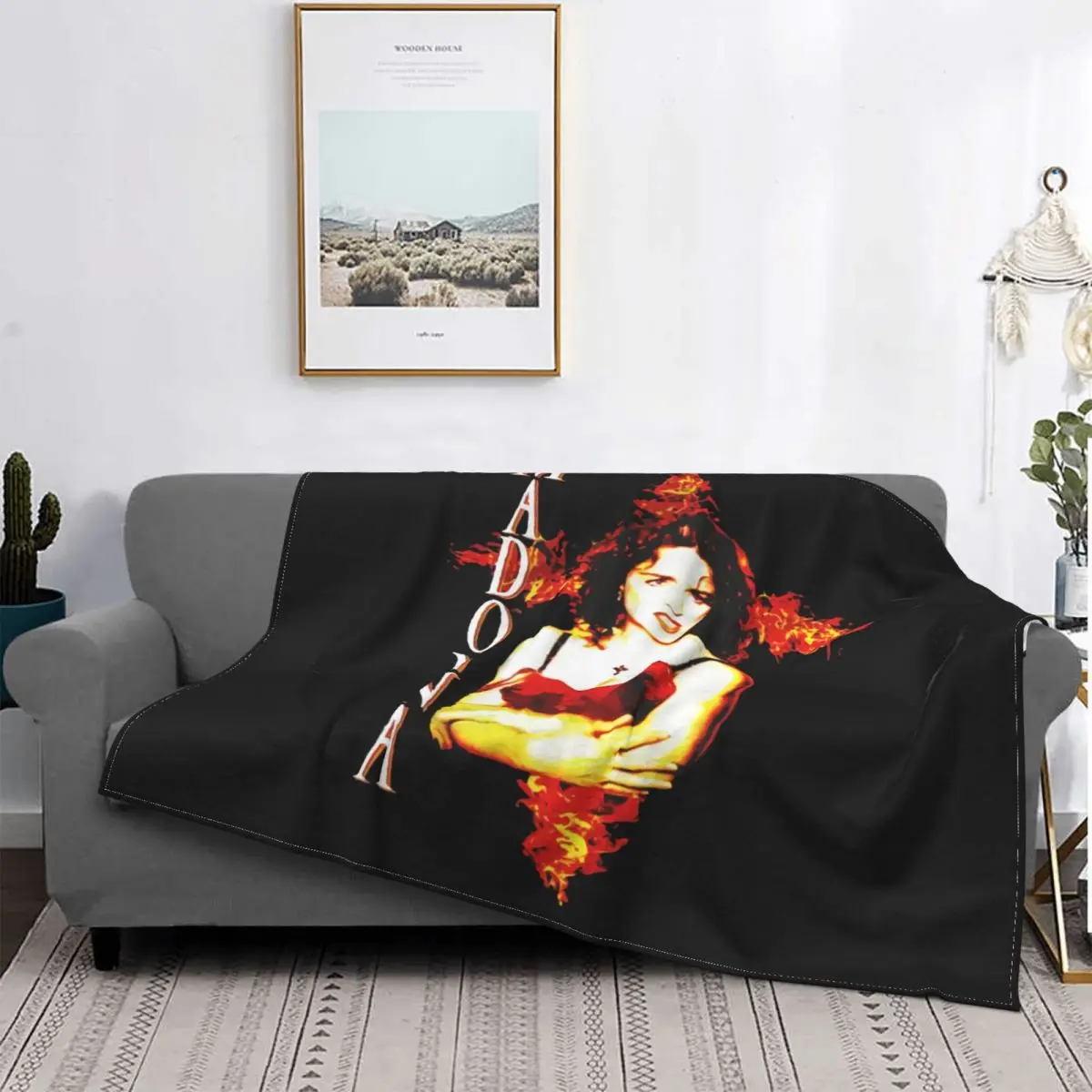 

Manta A cuadros para cama, зимняя одежда унисекс Vtg 80S 1989