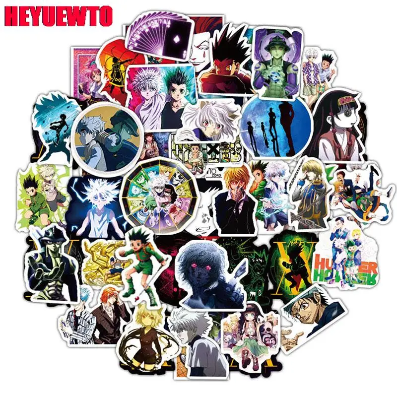 

B 10/30/50 шт./упак. Hunter X Hunter Аниме наклейка s ноутбук велосипед гитара скейтборд наклейка DIY граффити водонепроницаемые стикеры игрушка
