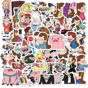 103050pcs movie grotesque town sticker school student diary hand ledger stationery mobile phone guitar decoration kawaii toys free global shipping