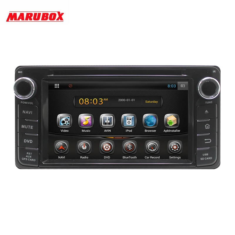 MARUBOX KD 6220 головное устройство для Toyota Daihatsu универсальное 2 Din автомобильное радио