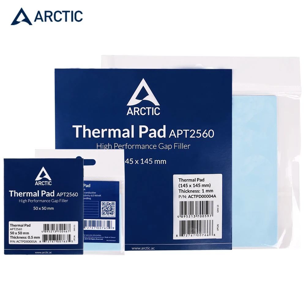 Термопаста ARCTIC для охлаждения процессора 6 0 Вт/мК 5/1 0/1 5 мм | Компьютеры и офис