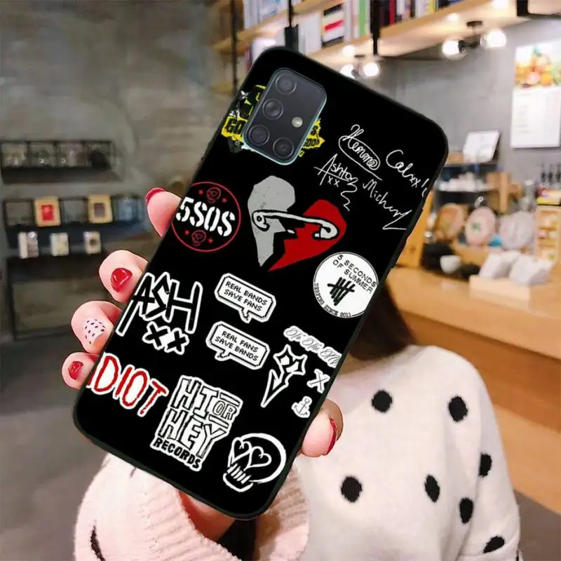 

5SOS 5 seconds of summer Custom Soft Phone Case For Samsung Galaxy A21S A01 A11 A31 A81 A10 A20E A30 A40 A50 A70 A80 A71 A51