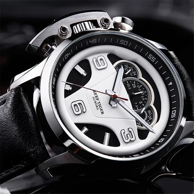 Reef Tiger/RT Топ Брендовые мужские спортивные часы Reloj Hombre 2019 Новинка 30 м