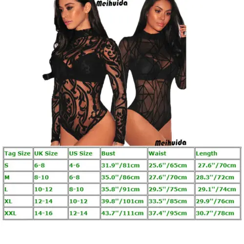 Женское летнее Прозрачное Кружевное боди прозрачное Сетчатое трико с длинным