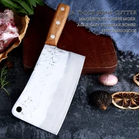 gzv traditional handmade forged stainless steel bone cutters and vegetable cutters high hardness chef knife santoku knife