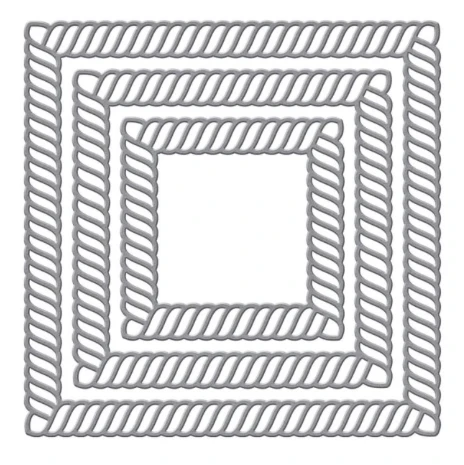 

Elegant Twist Squares Etched Metal Cutting Die Scrapbook Embossed Paper Card Album Craft Template Cut Die Stencils New for 2021