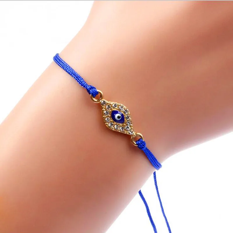 Сплав сглаза Lucky Red Rope браслеты для женщин и мужчин шнур линия ювелирных изделий