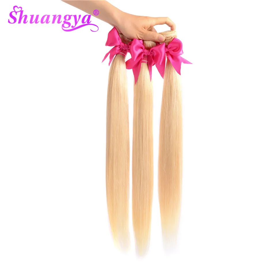 613 мед блонд пучки с фронтальной Remy волосы фронтальные пучками перуанские прямые