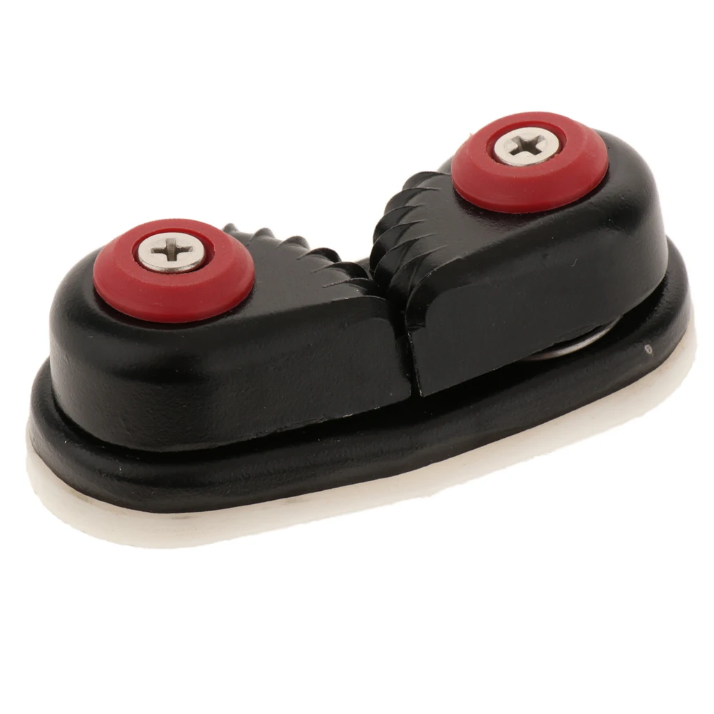 

Cam Cleat, черный алюминиевый лодка морской парусный спорт парусник каяк лодка аксессуары