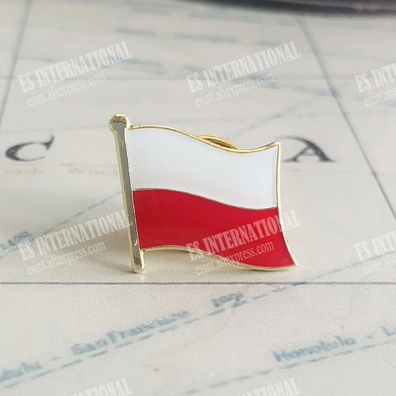 

Польский флаг брошь