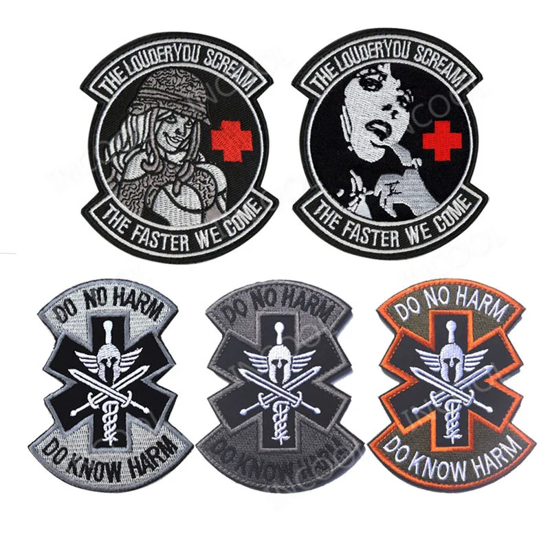 Летать бомба резиновые вышитые патчи пикантные пистолет для девочек медсестра