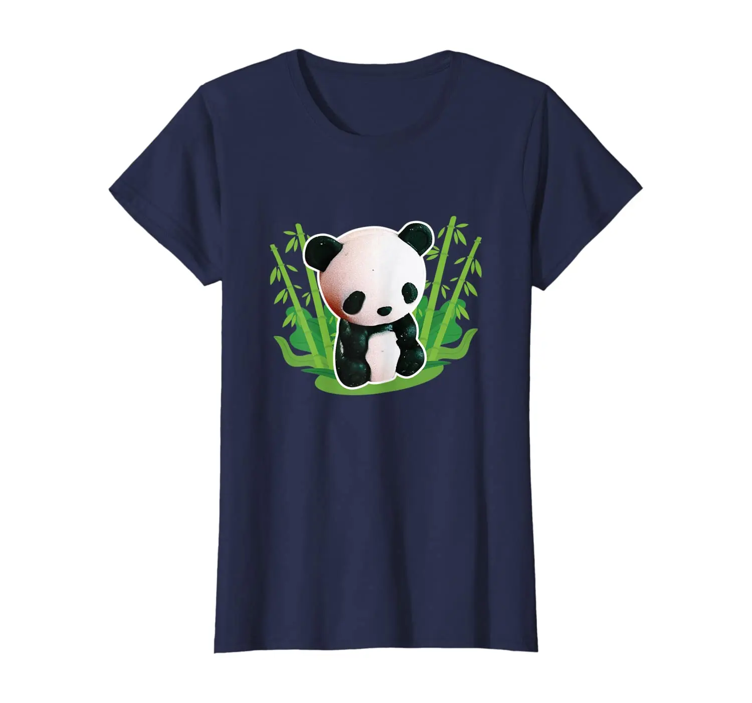 

New Arrivals Summer Cool Women Tee 2020 Breathable All Cotton Short Sleeve T Shirt Panda Bamboo T-Shirt