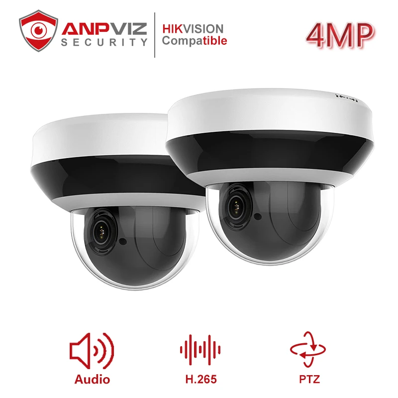 

Anpviz 8CH NVR 4MP 4X Optical 16X Digital-Zoom POE IP Camera Kit Home/Outdoor Security System CCTV Video Surveillance NVR kit