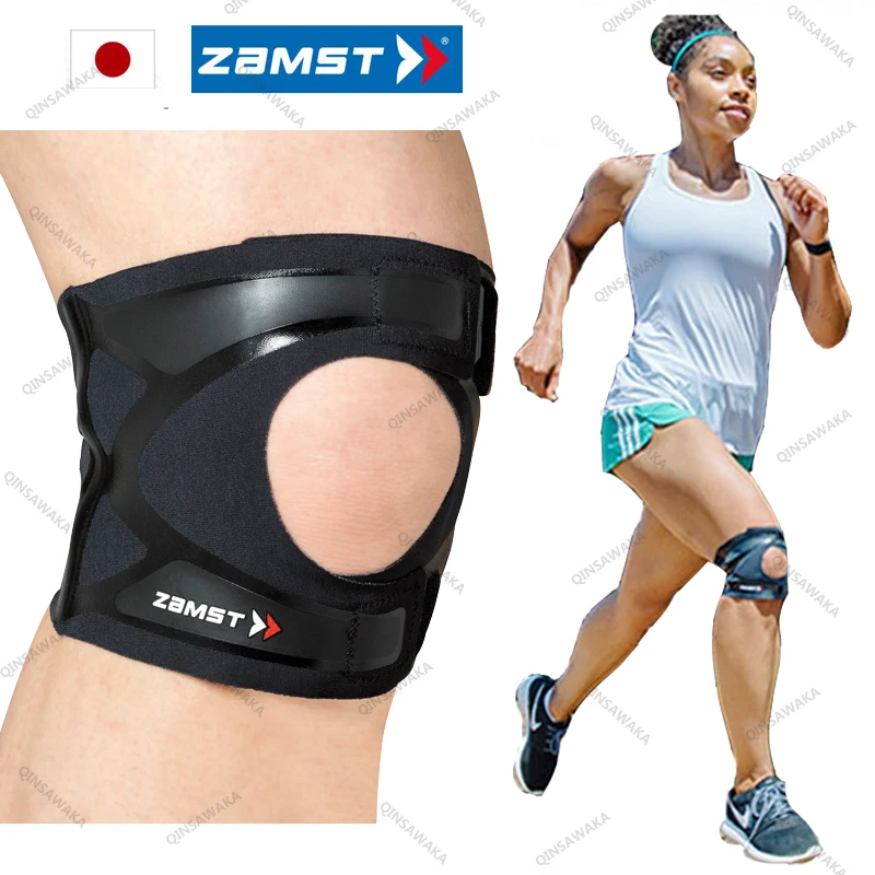

JAPAN Zamst FILMISTA, летняя профессиональная коленная повязка для бега, регулируемая для пяток, повязка на колено от боли, артрита