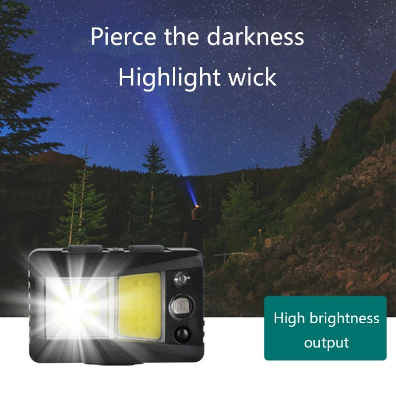 

87HF Rechargeable LED Headlamp/Headlight, 240 Lumens Headlamp, Super Bright Motion Sensor Headlamp, for Outdoor