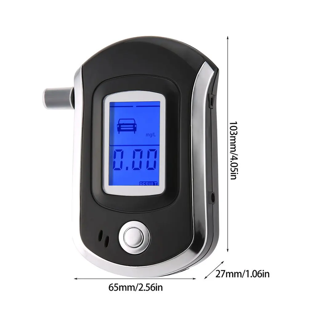 

Promotion Professional Pocket Digital Alcohol Breath Tester Analyzer Detector Test Testing LCD Display