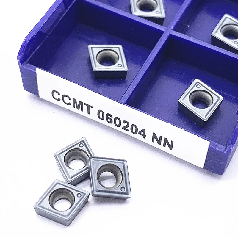 

10PCS CCMT060204 NN LT10 Inner Hole Turning Tool Carbide Insert ccmt 060204 CNC Machining
