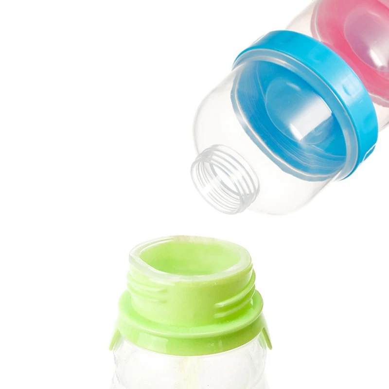 

Portable Storage Feeding Boxes Milk Powder Formula Dispenser Food Container for Baby Kids Toddler 3 Grid Baby Food Storage Box