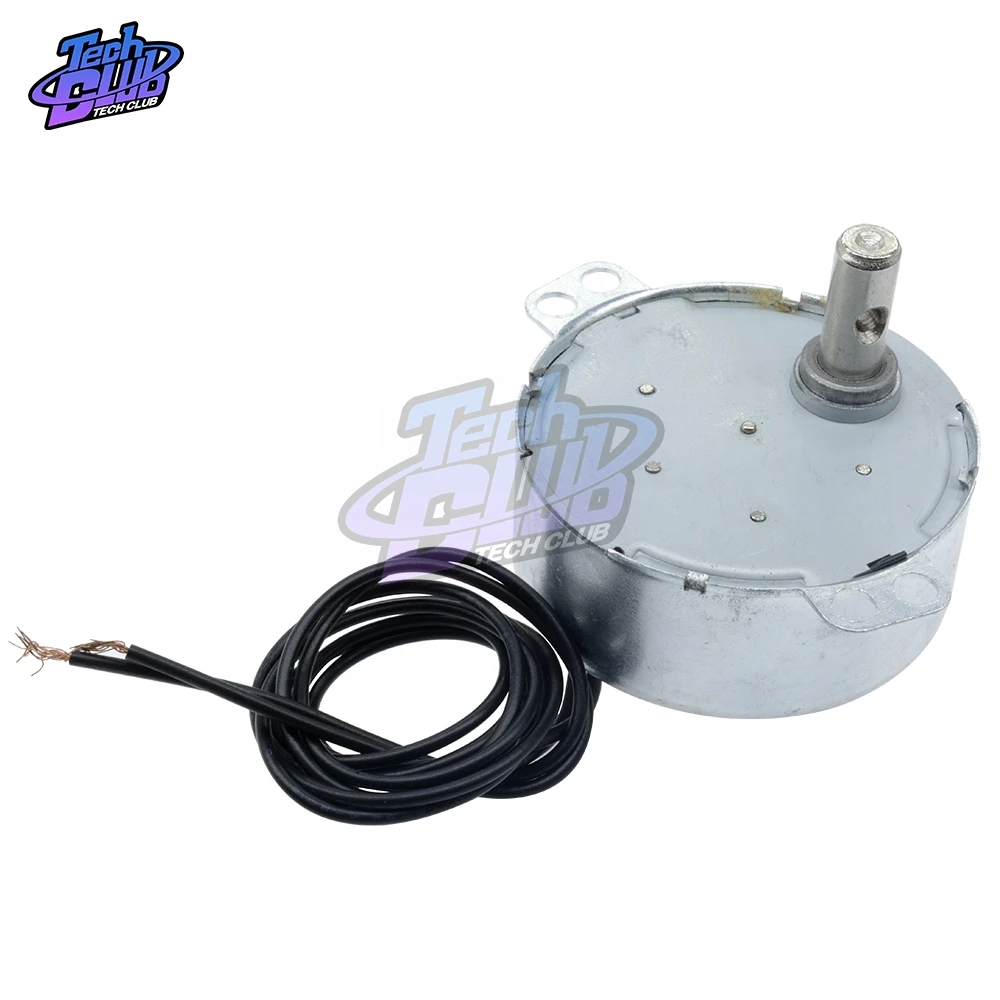 TYC-50 AC 220V 50/60Hz синхронный двигатель 5-6 об/мин CW по и против часовой стрелки 4W 10 мм