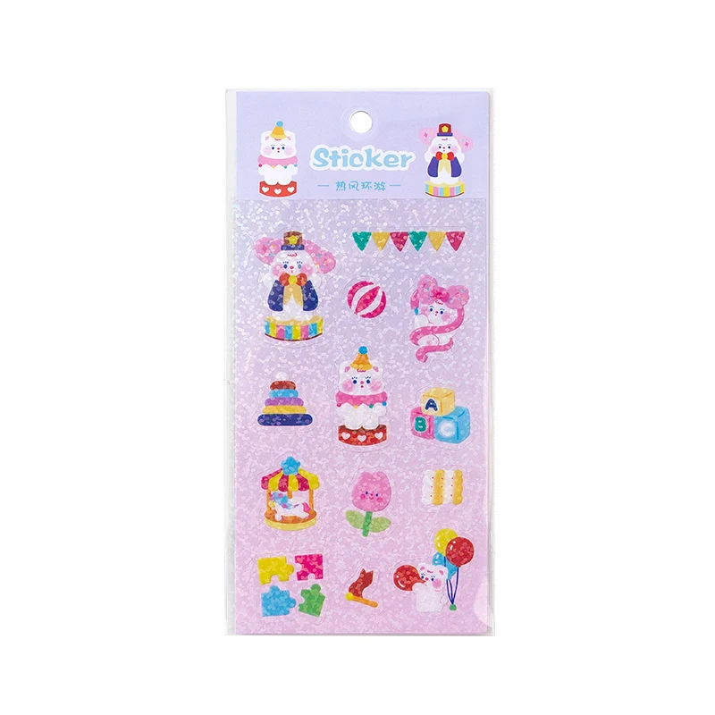 

2sheets/set Sticker Set DIY Cute Stickers Scrapbooking School Suppliers Stationery Gift Presented