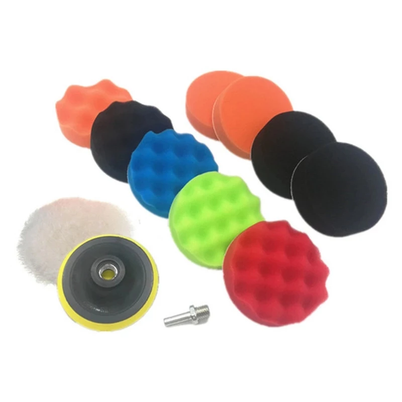 Набор губок Для Полировки Автомобиля комплект из 12 предметов 3/4/5/6/7 дюймов Губка