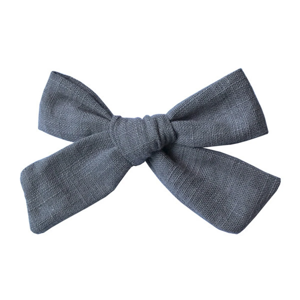 

24PCS Cotton Linen Bow Hair Clips Barrettes Baby Girls Kids Boutique Hair bow Hairgrips Hairbow Headwear Kids Hair Accessories