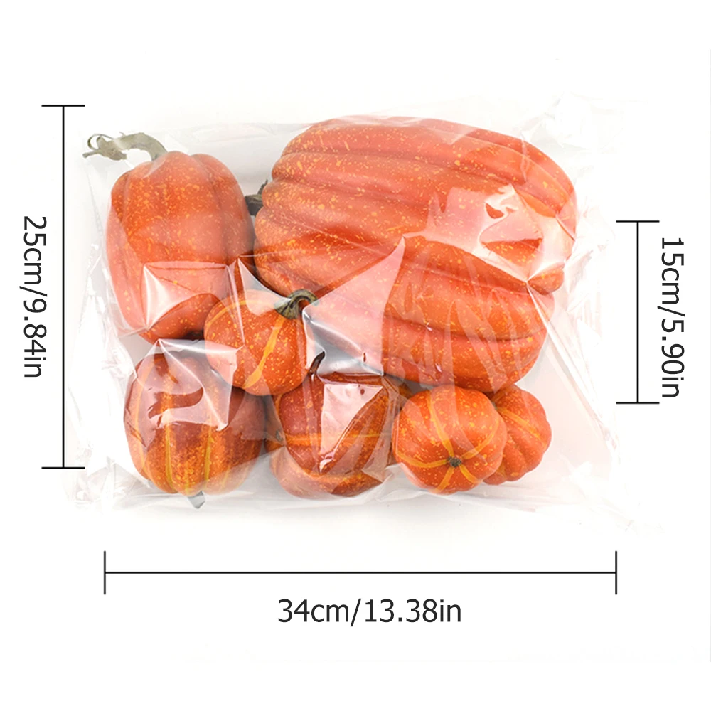 

7Pcs Simulation Pumpkin Model Fake Vegetable Halloween DIY Craft Home Birthday Party Wedding Halloween Decorations For Home