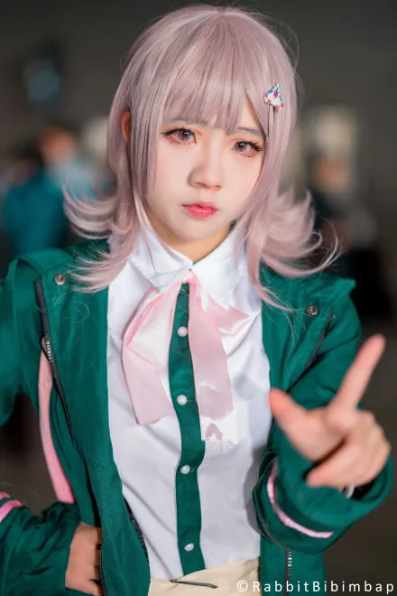 Супер DanganRonpa косплей волос Chiaki Nanami костюм для женщин взрослый Косплей головной