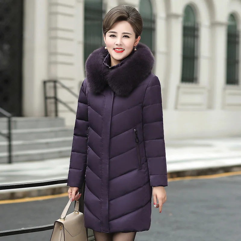 

Fat winter down jacket and and middle-aged and and in winter