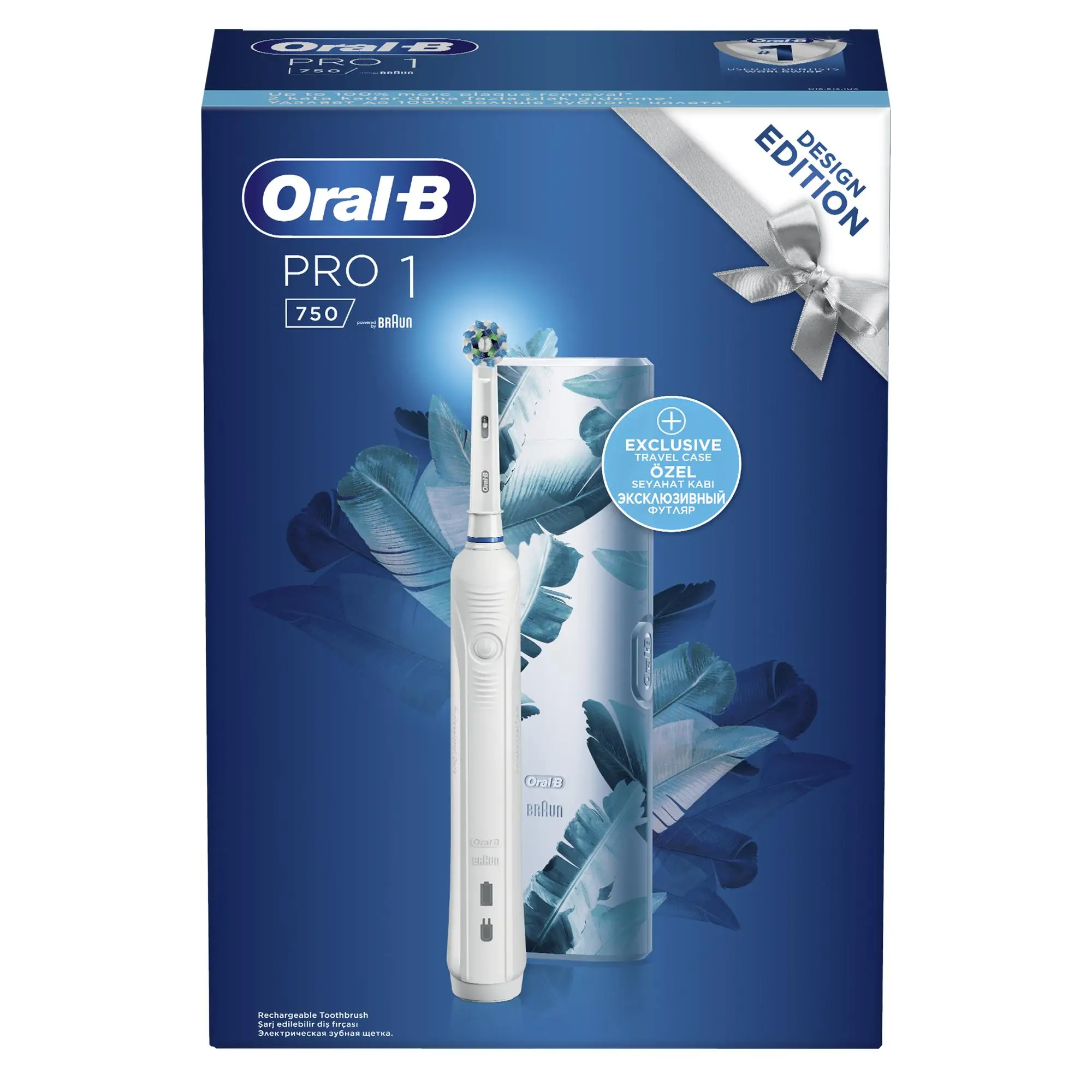 

Electric toothbrush Oral-B Pro 1 + travel case (design edition)