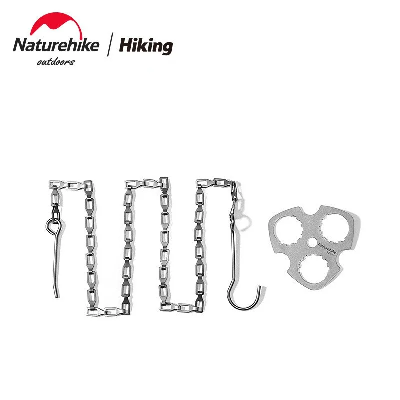 

Naturehike Outdoor Camping 50g Titanium Triangle Hanger UltraLight Stove Accessory Highly Adjustable High Temperature Resistant